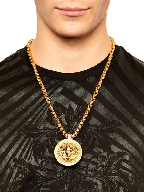 versace necklaces men's